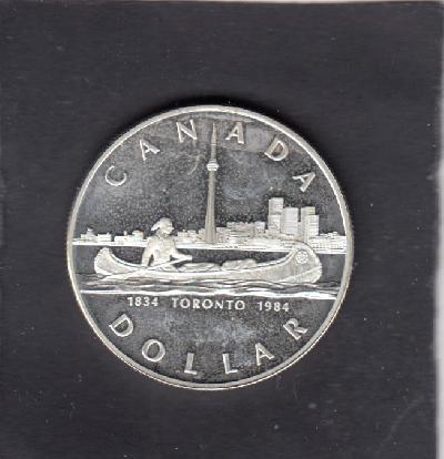 Beschrijving: 1 Dollar TORONTO CANOO 